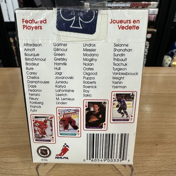1996-97 NHL Hockey Aces Playing Cards Factory Bicycle Sealed & Unopened - Picture 2 of 2